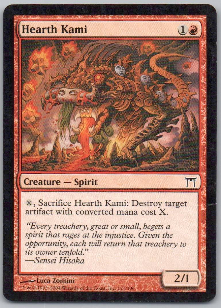 Hearth Kami 171 Normal Creature Card - Champions of Kamigawa