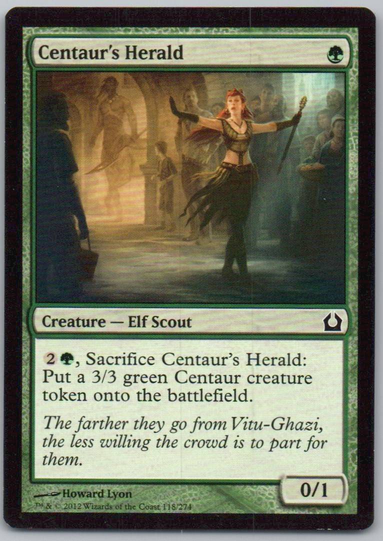 Centaur's Herald 118 Normal Creature Card - Return to Ravnica