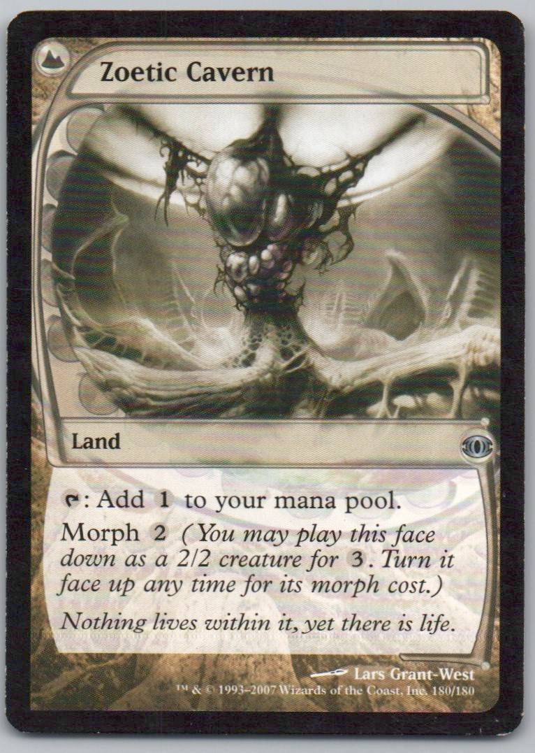 Zoetic Cavern 180 Normal Land Card - Future Sight