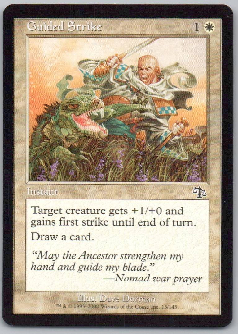 Guided Strike 13 Normal Instant Card - Judgment