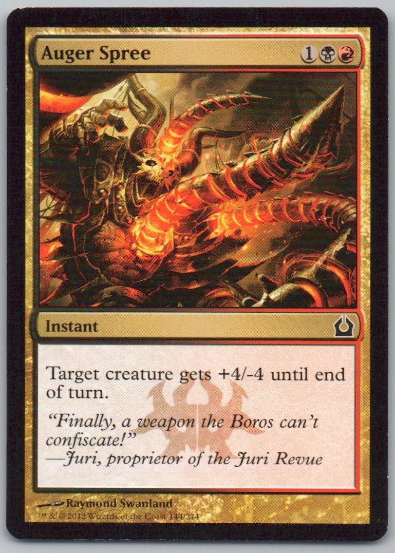 Auger Spree 144 Normal Instant Card - Return to Ravnica