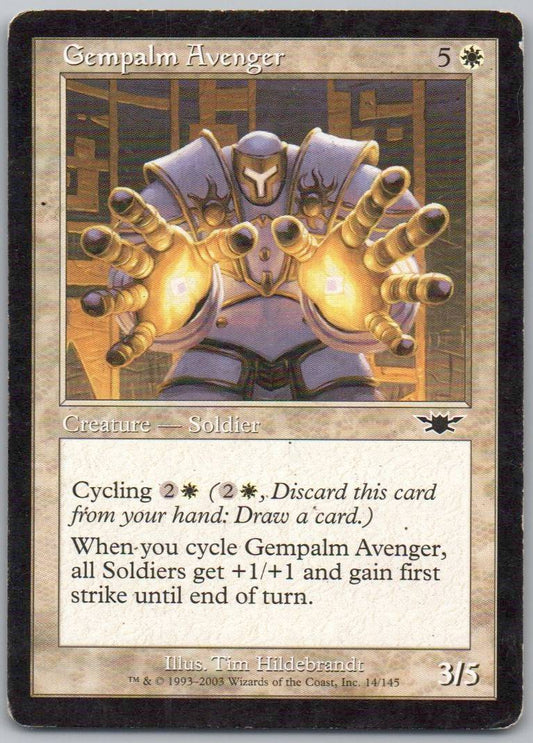 Gempalm Avenger 14 Normal Creature Card - Legions