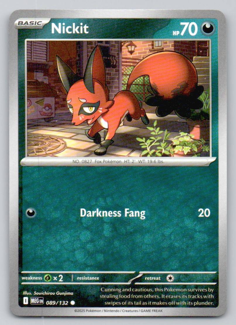Nickit 089 NOR Card - Mega Evolution