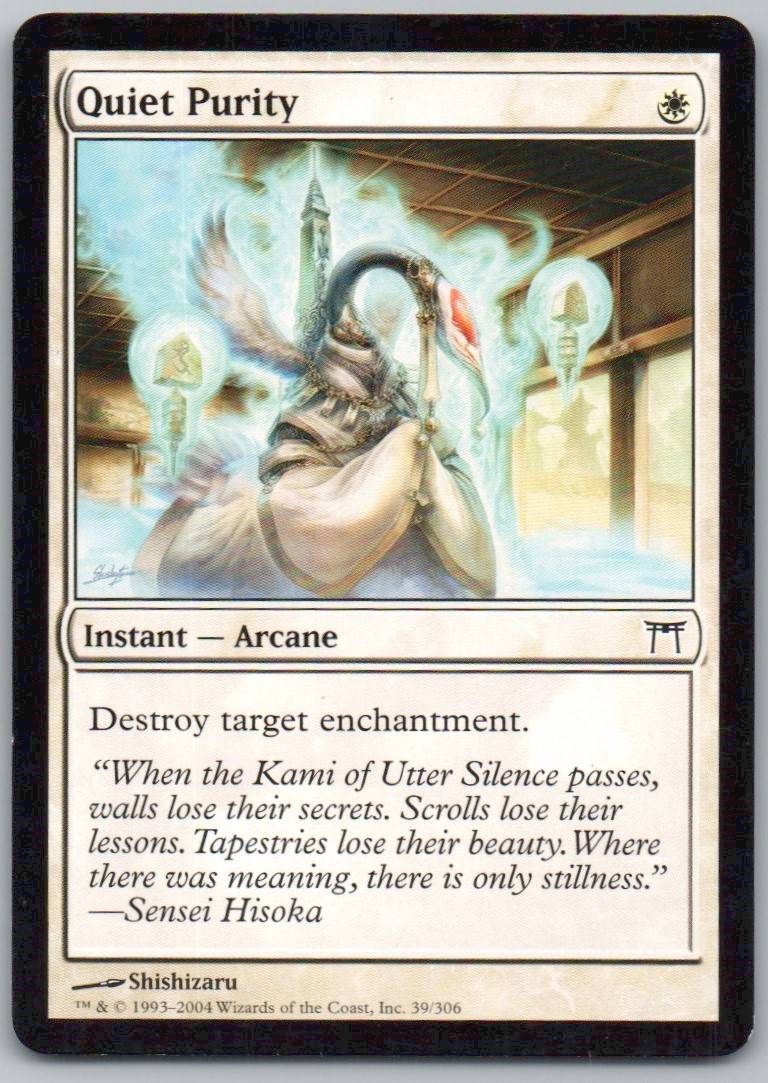 Quiet Purity 39 Normal Instant Card - Champions of Kamigawa