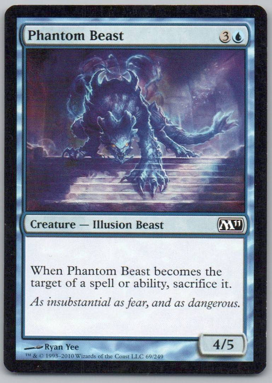 Phantom Beast 69 Normal Creature Card - Magic 2011