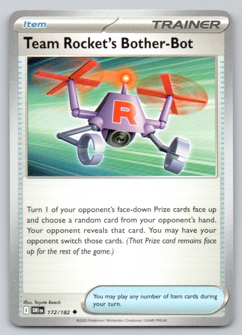 Team Rocket's Bother-Bot 172 NOR Card - Destined Rivals