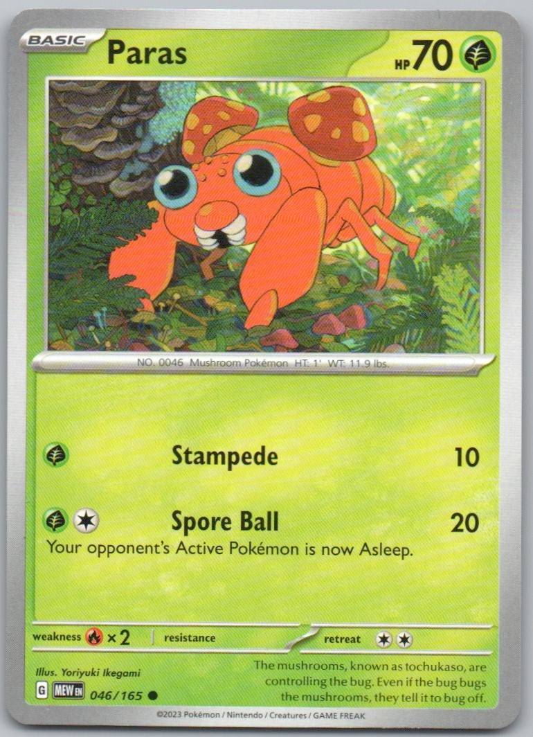 Paras 046 Normal Grass Card - 151