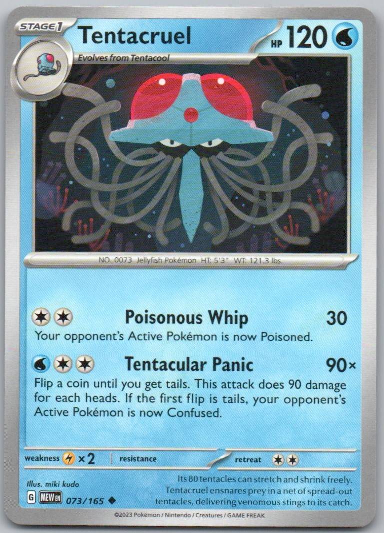 Tentacruel 073 Normal Water Card - 151