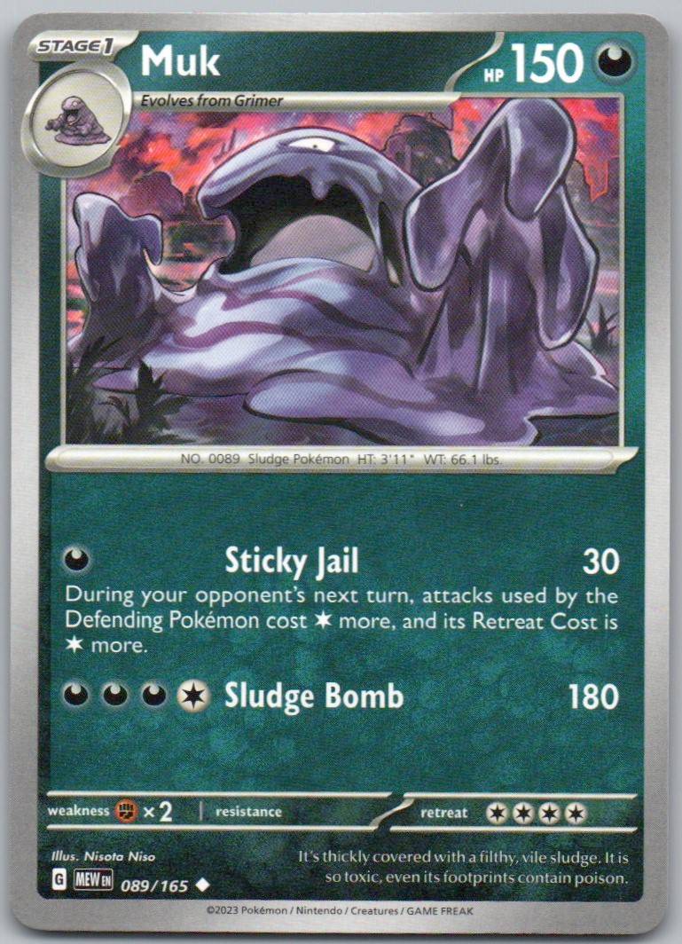 Muk 089 Normal Darkness Card - 151