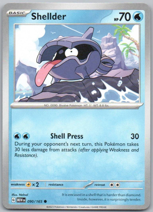 Shellder 090 Normal Water Card - 151