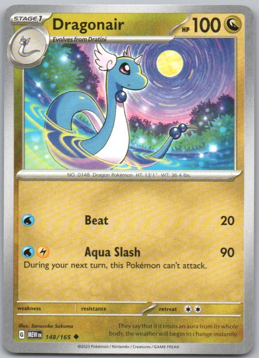 Dragonair 148 Normal Dragon Card - 151