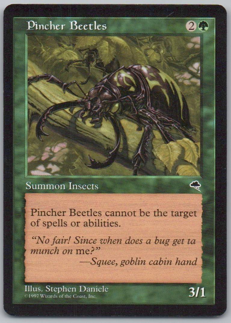 Pincher Beetles 244 Normal Creature Card - Tempest