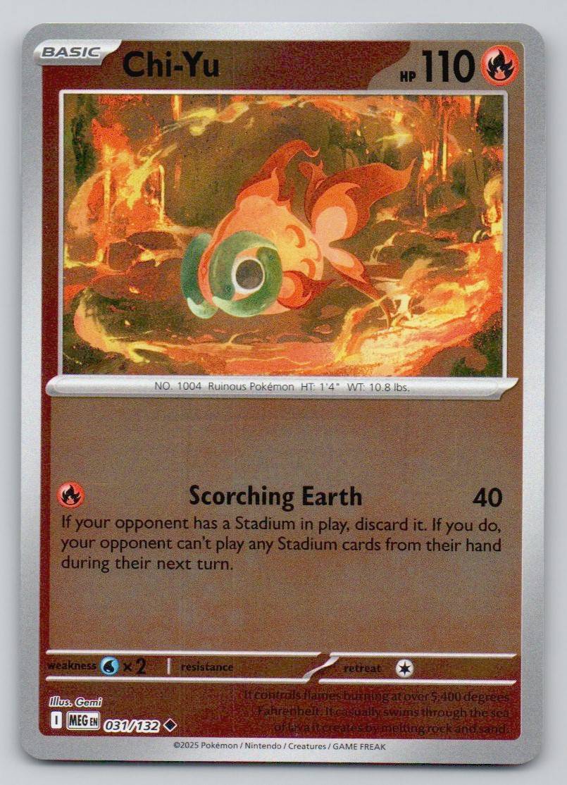 Chi-Yu 031 REV Card - Mega Evolution