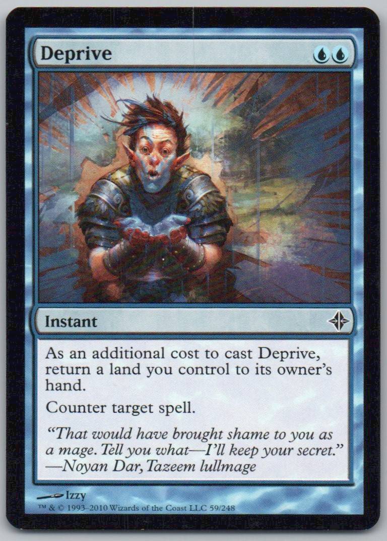 Deprive 59 Normal Instant Card - Rise of the Eldrazi