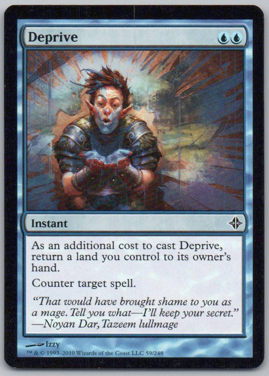 Deprive 59 Normal Instant Card - Rise of the Eldrazi