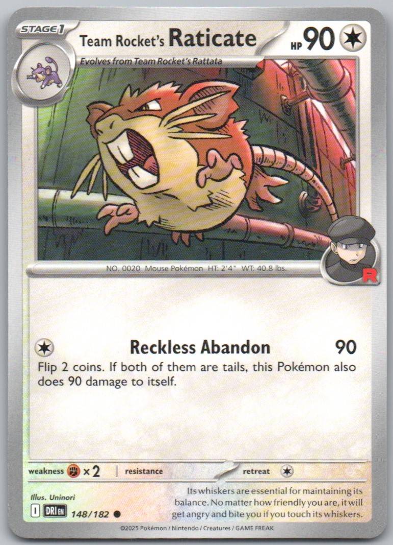 148 - Team Rocket's Raticate