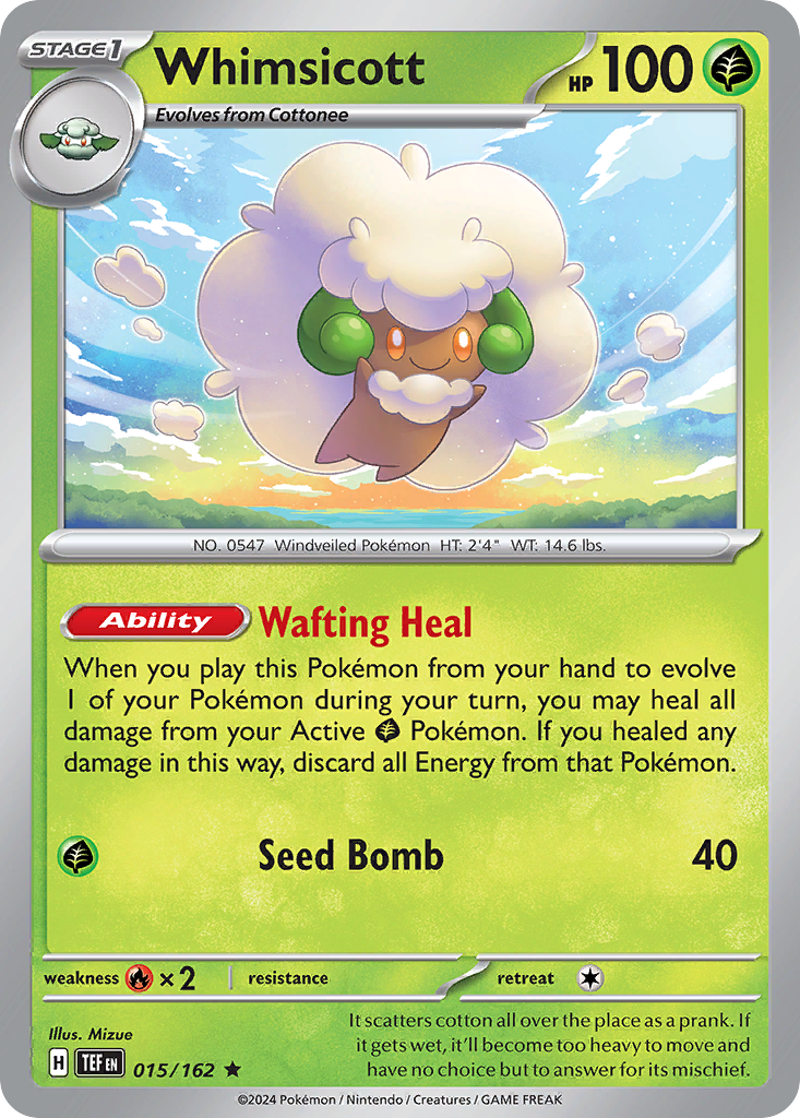 Whimsicott 015 NOR Card - Temporal Forces