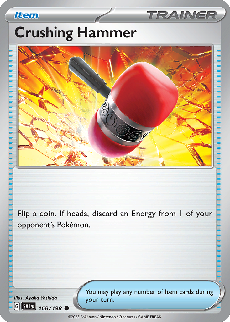 Crushing Hammer 168 Normal 0 Card - Scarlet & Violet