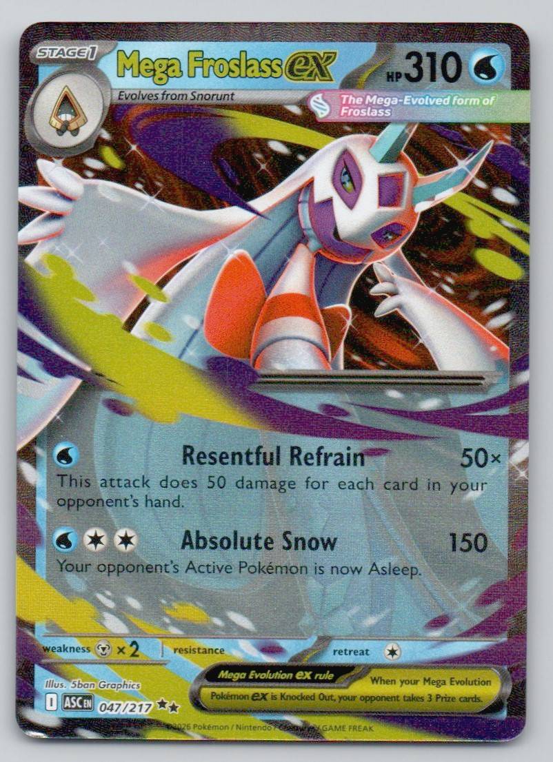 Mega Froslass ex 047 NOR Card - Ascended Heroes