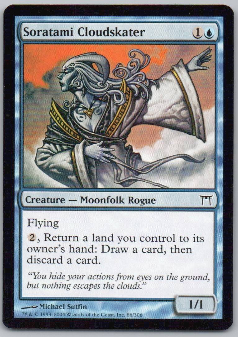 Soratami Cloudskater 86 Normal Creature Card - Champions of Kamigawa