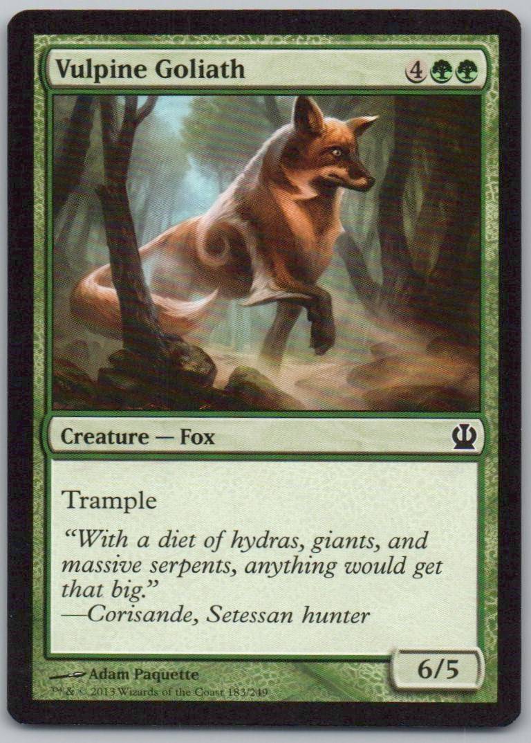 Vulpine Goliath 183 Normal Creature Card - Theros