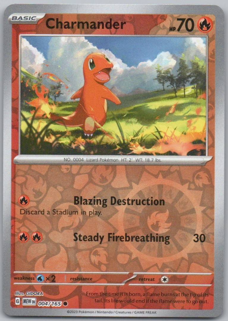 Charmander 004 HOL Card - Miscellaneous Cards & Products