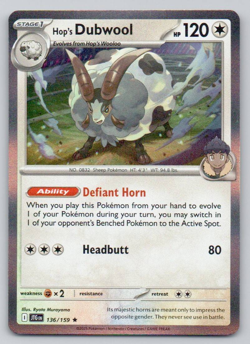 Hop's Dubwool 136 NOR Card - Journey Together