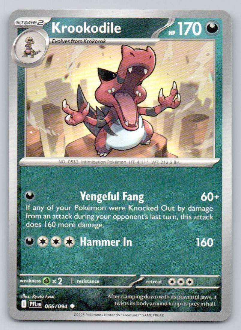 Krookodile 066 NOR Card - Phantasmal Flames