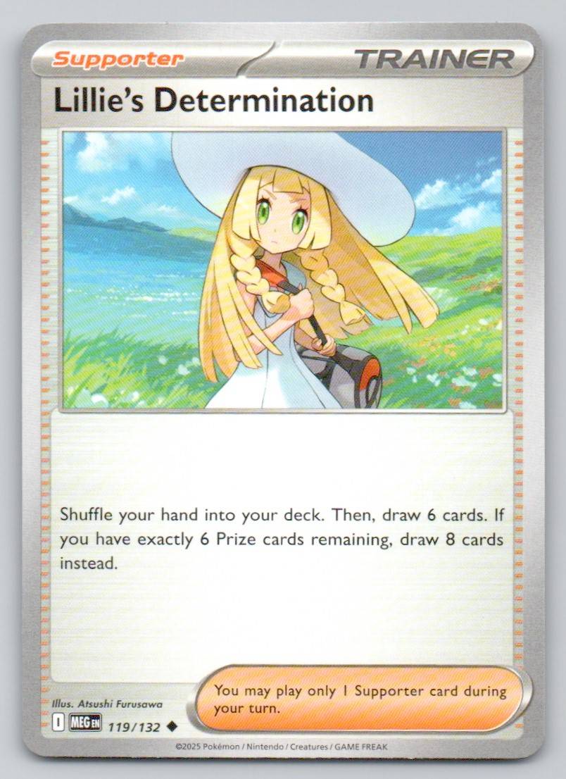 Lillie's Determination 119 NOR Card - Mega Evolution