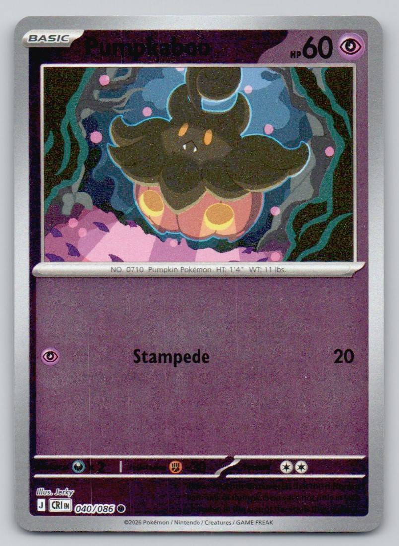 Pumpkaboo 040 HOL Card - ME04: Chaos Rising