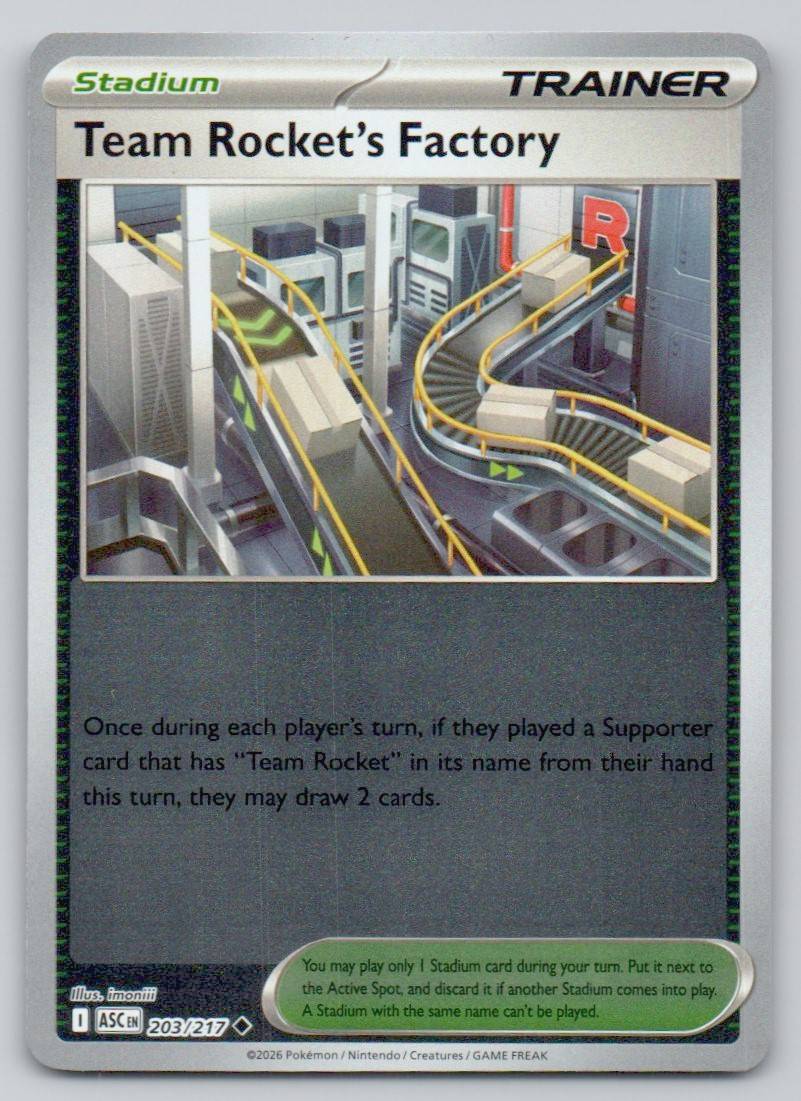 Team Rocket's Factory 203 REV Card - Ascended Heroes