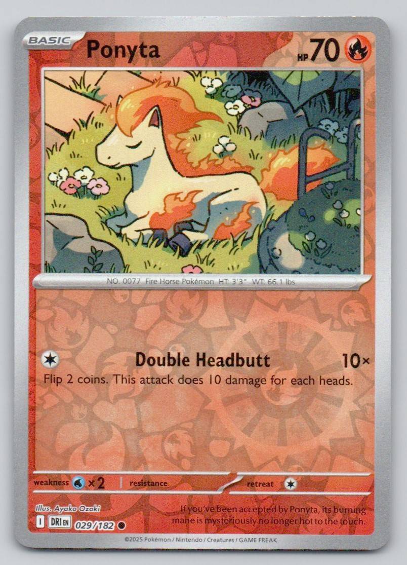 Ponyta 029 REV Card - Destined Rivals