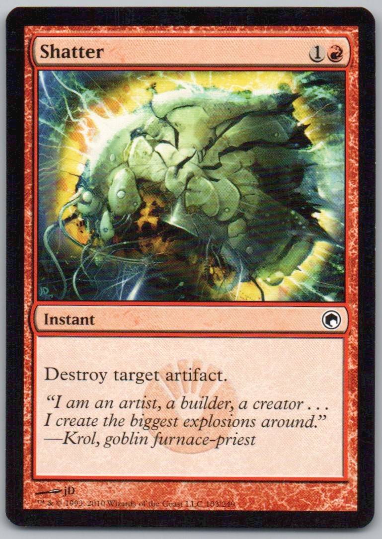 Shatter 103 Normal Instant Card - Scars of Mirrodin