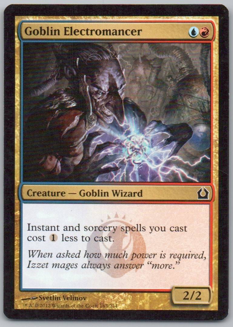 Goblin Electromancer 163 Normal Creature Card - Return to Ravnica