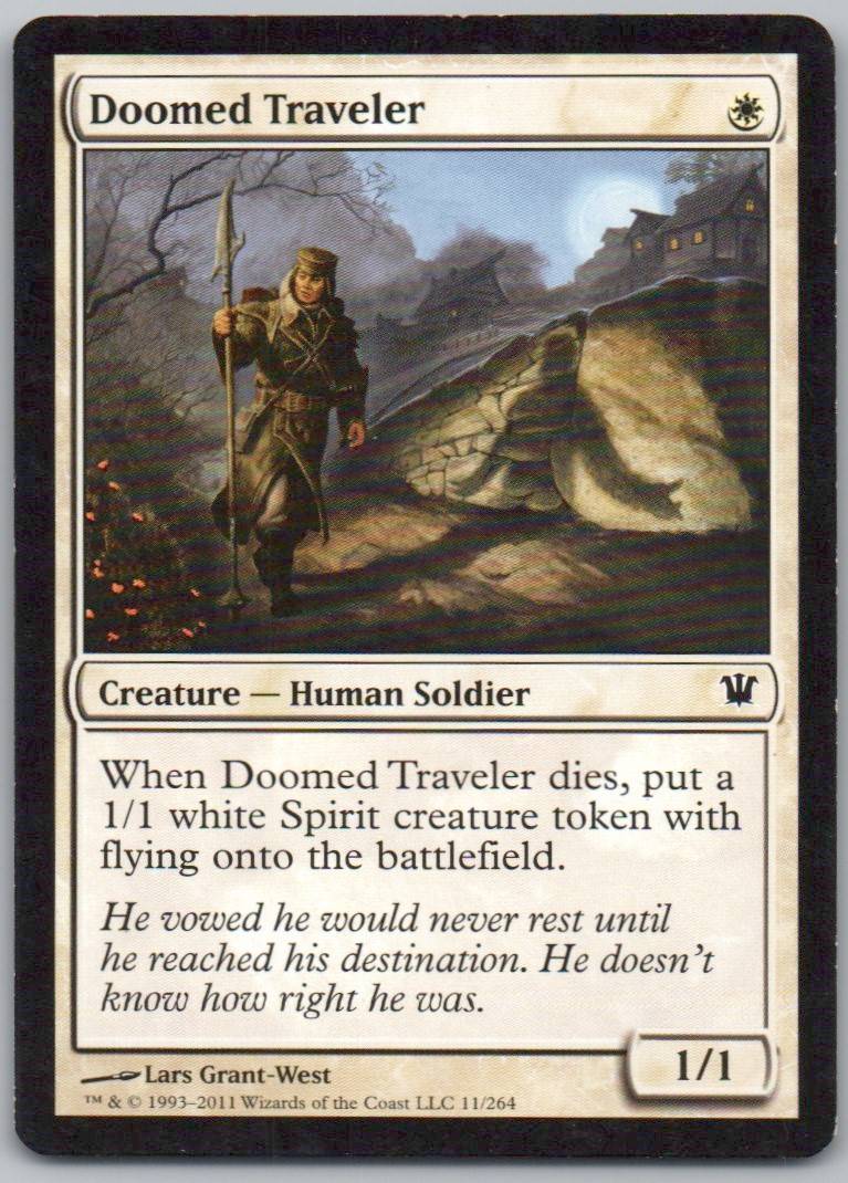 Doomed Traveler 11 Normal Creature Card - Innistrad