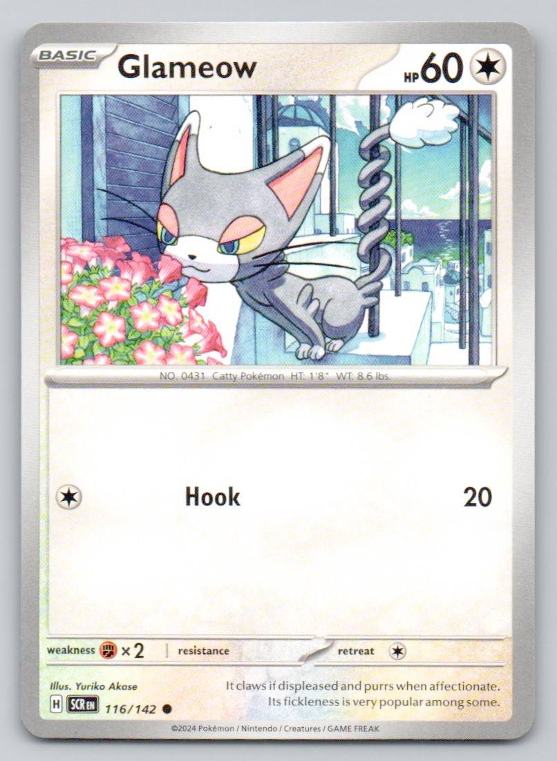 Glameow 116 NOR Card - Stellar Crown