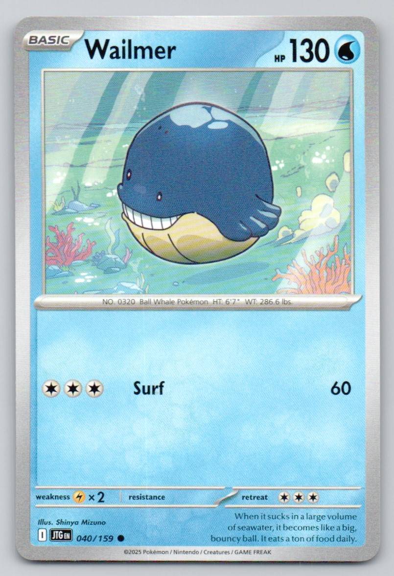 Wailmer 040 NOR Card - Journey Together
