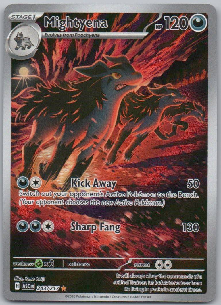 Mightyena 243 Holo Darkness Card - Ascended Heroes