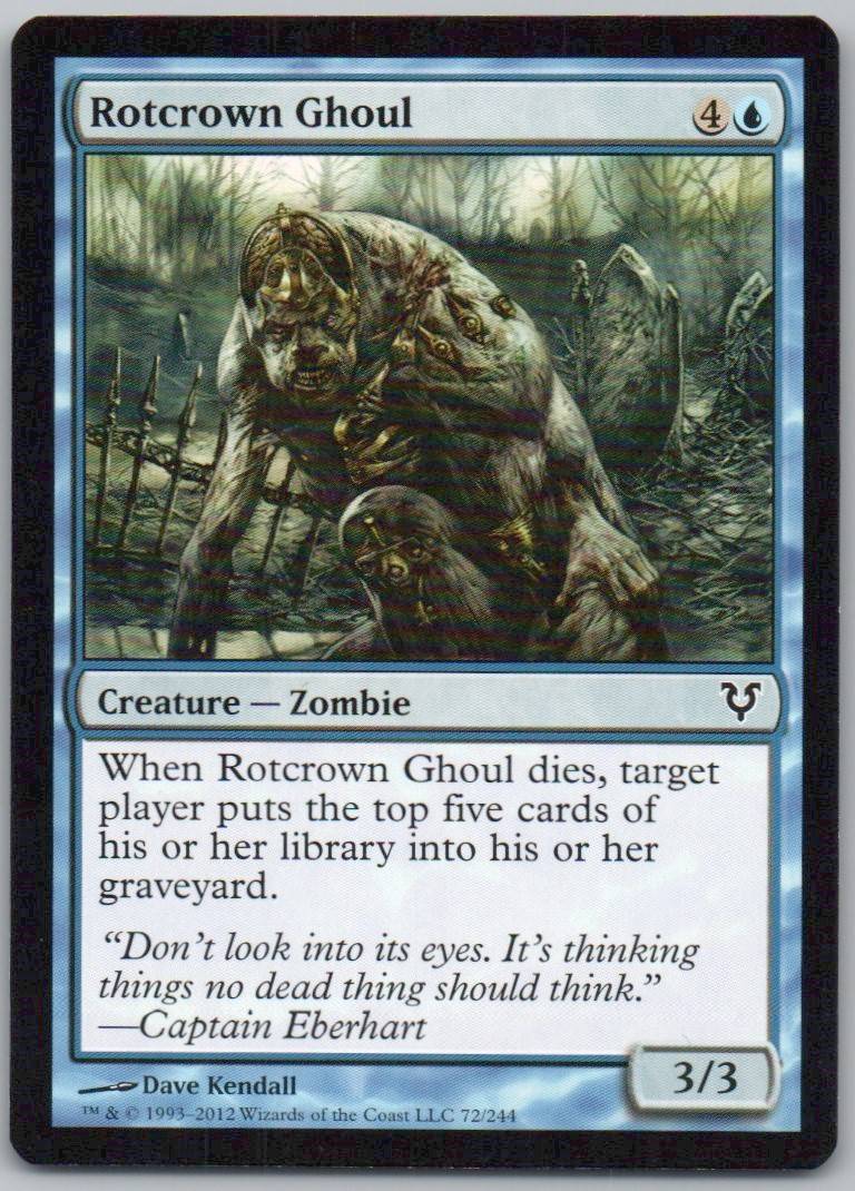 Rotcrown Ghoul 72 Normal Creature Card - Avacyn Restored
