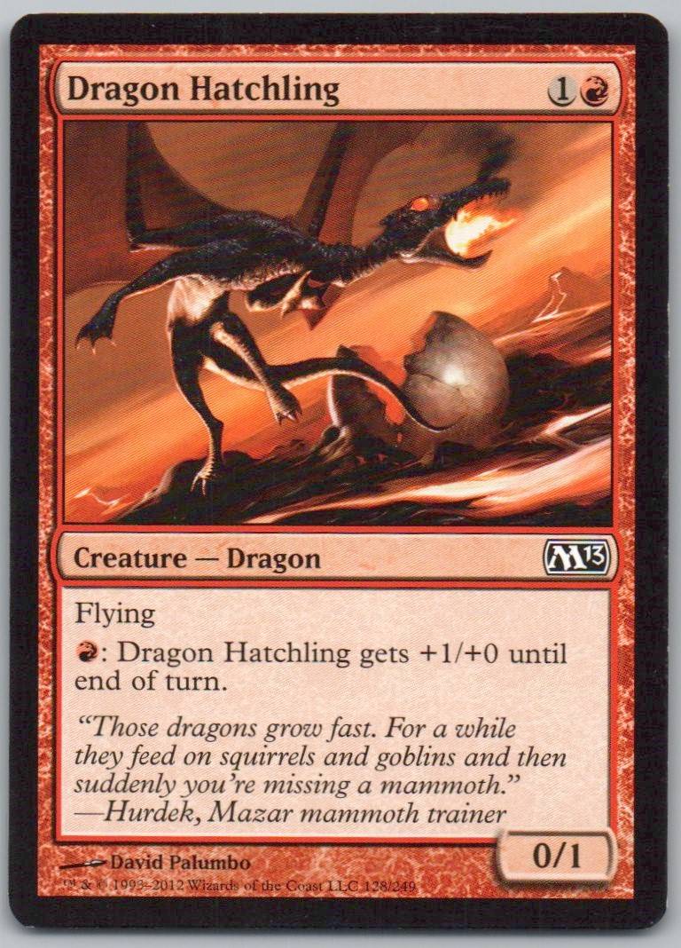 Dragon Hatchling 128 Normal Creature Card - Magic 2013