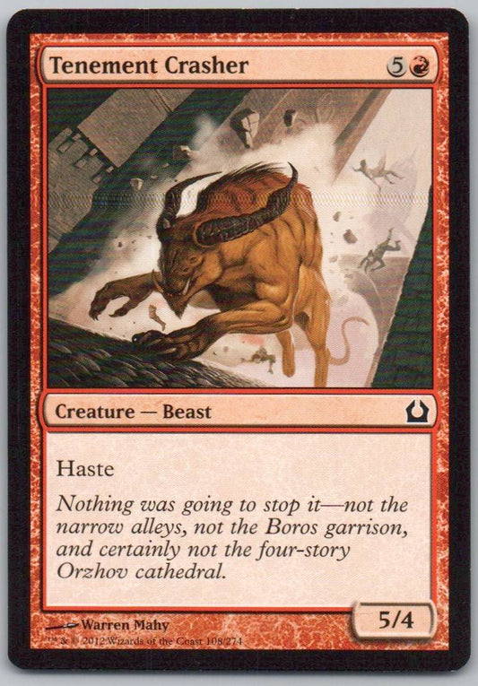 Tenement Crasher 108 Normal Creature Card - Return to Ravnica