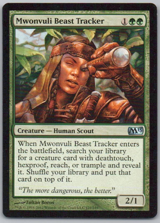 Mwonvuli Beast Tracker 177 Normal Creature Card - Magic 2013
