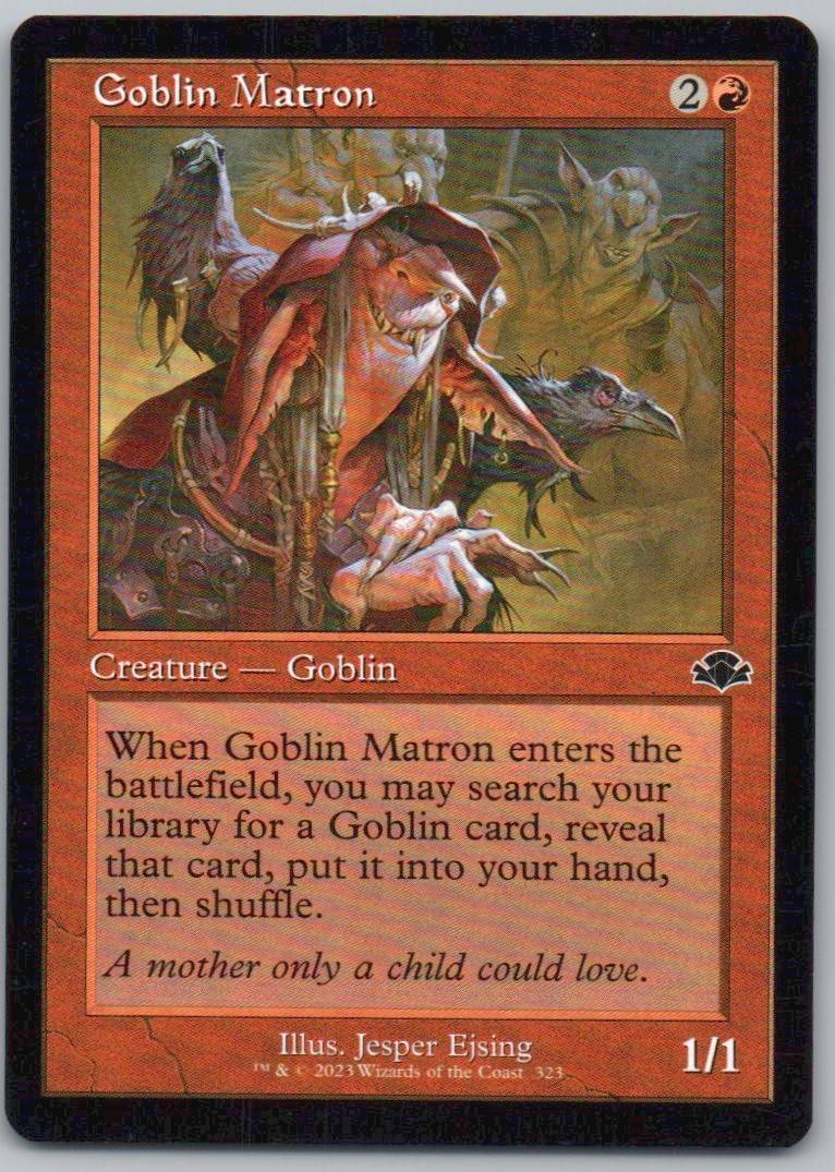 Goblin Matron (Retro Frame) 323 Normal Creature Card - Dominaria Remastered