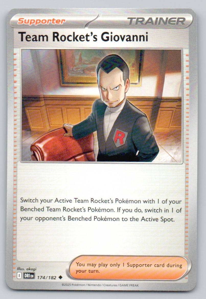 Team Rocket's Giovanni 174 NOR Card - Destined Rivals
