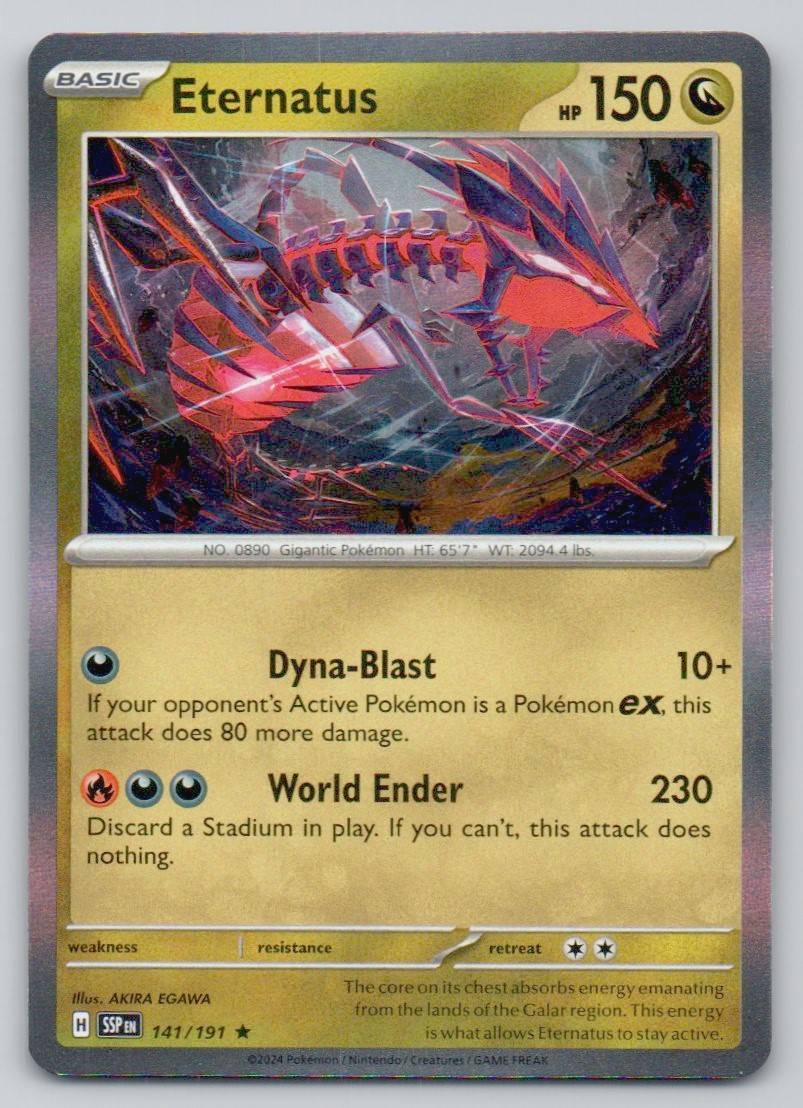 Eternatus 141 NOR Card - Surging Sparks