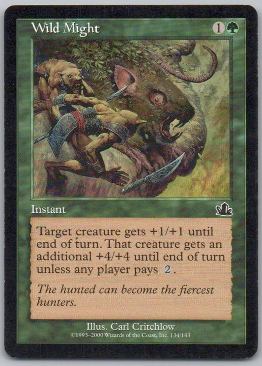 Wild Might 134 Normal Instant Card - Prophecy