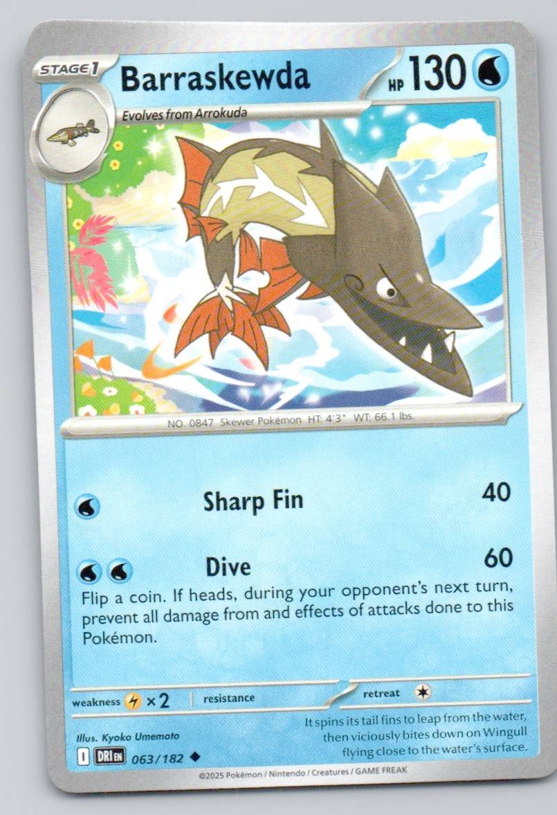 Barraskewda 063 NOR Card - Destined Rivals