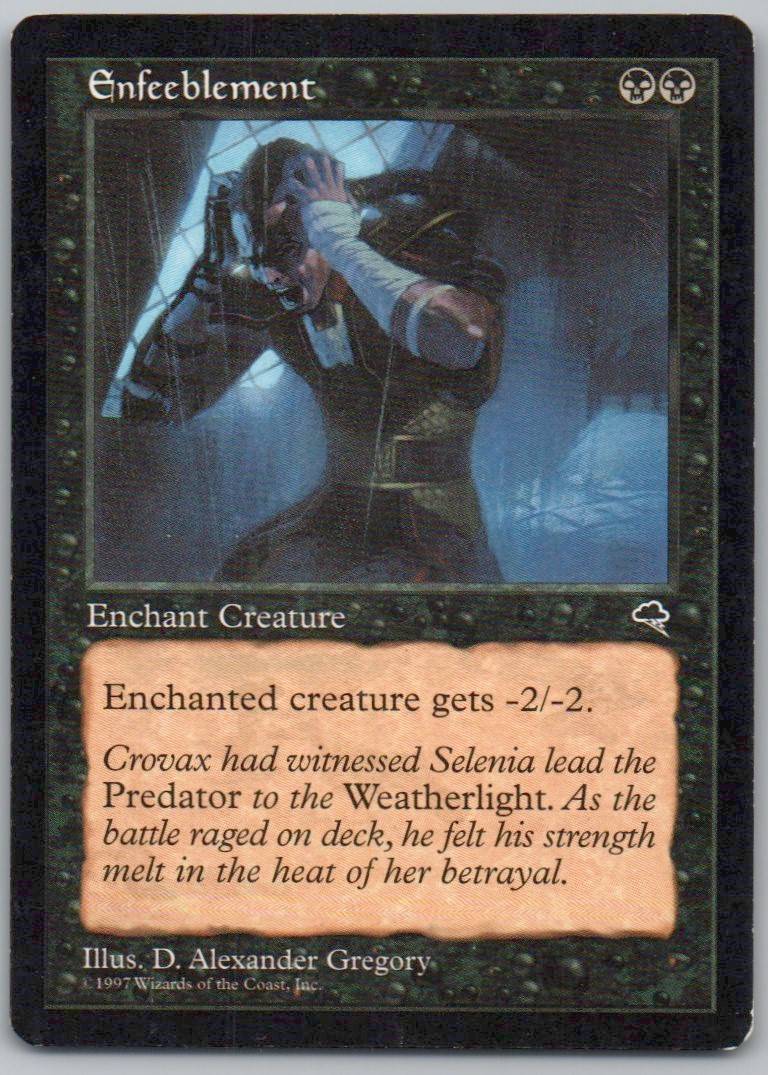 Enfeeblement 133 Normal Enchantment Card - Tempest