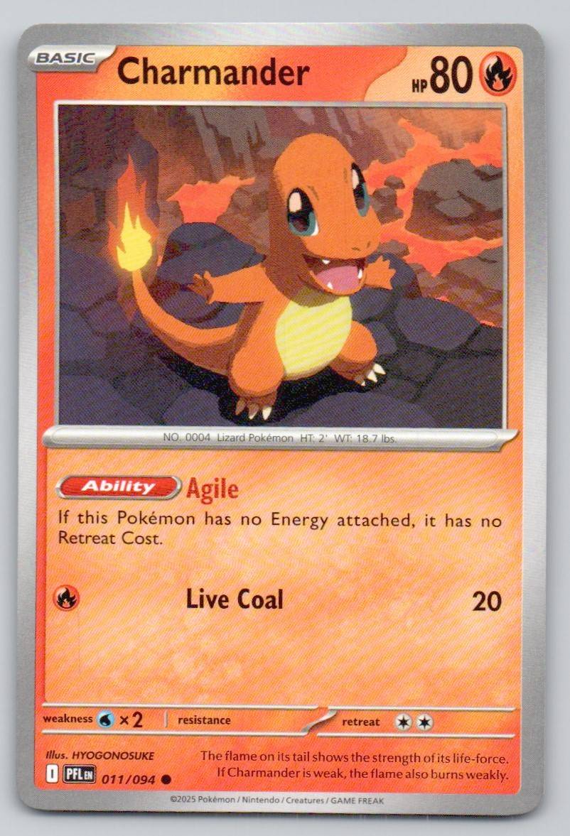 Charmander 011 NOR Card - Phantasmal Flames