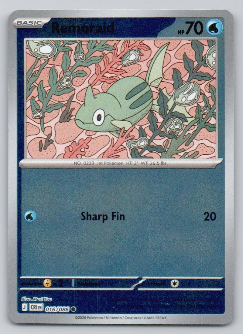 Remoraid 016 REV Card - ME04: Chaos Rising